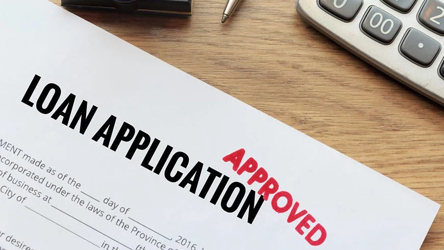 Loan application form approved